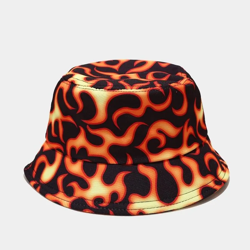 2020 Tie Dye Schmetterling Feuer Cloud Print Fischer Hut Fischer Hut für Männer und Frauen Freizeit Eimer Gorros Mujer273L