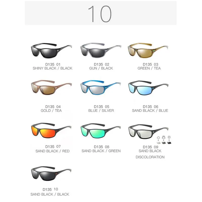DUBERY новые спортивные стильные поляризационные солнцезащитные очки мужские брендовые супер легкие очки в оправе солнцезащитные очки мужские уличные дорожные очки A47247M