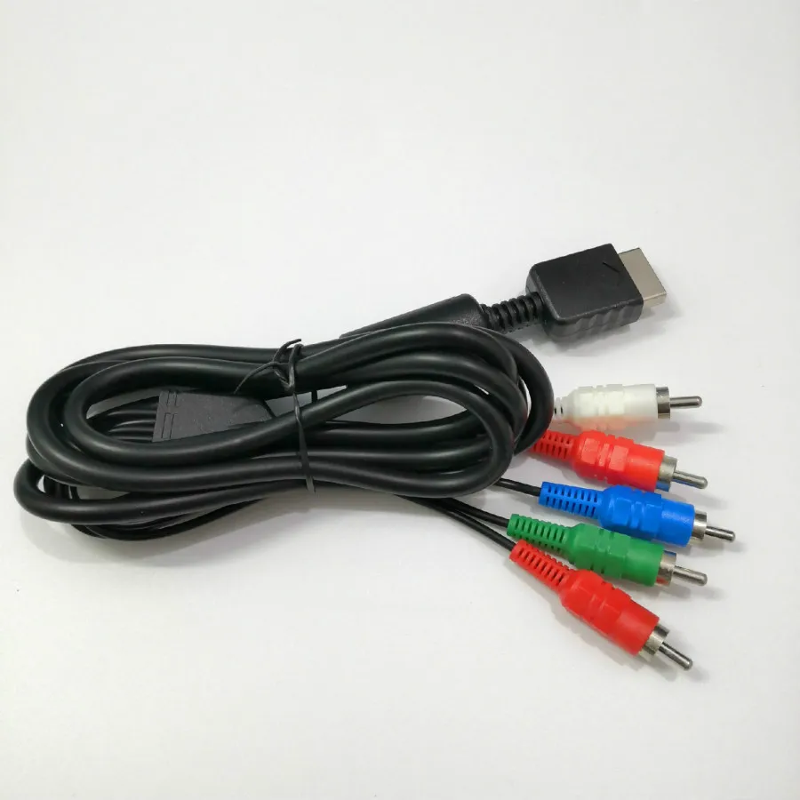 1,8m AV Multi -Out Komponent Video Audio kablowy przewód kabla kablowego dla Sony PlayStation PS2 PS3 Slim Game Adapter