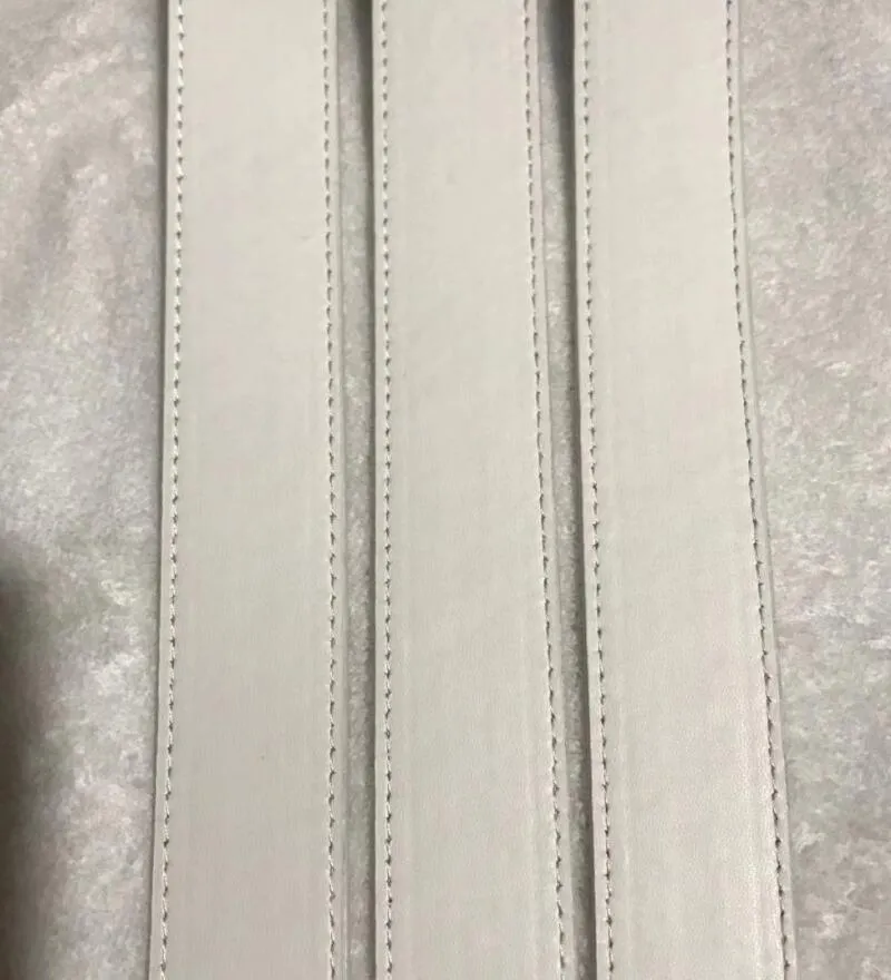Moda personalizado cinto de couro ajustável casual pinhole grande ouro prata fivela negócios masculino feminino design genuíno belts255f