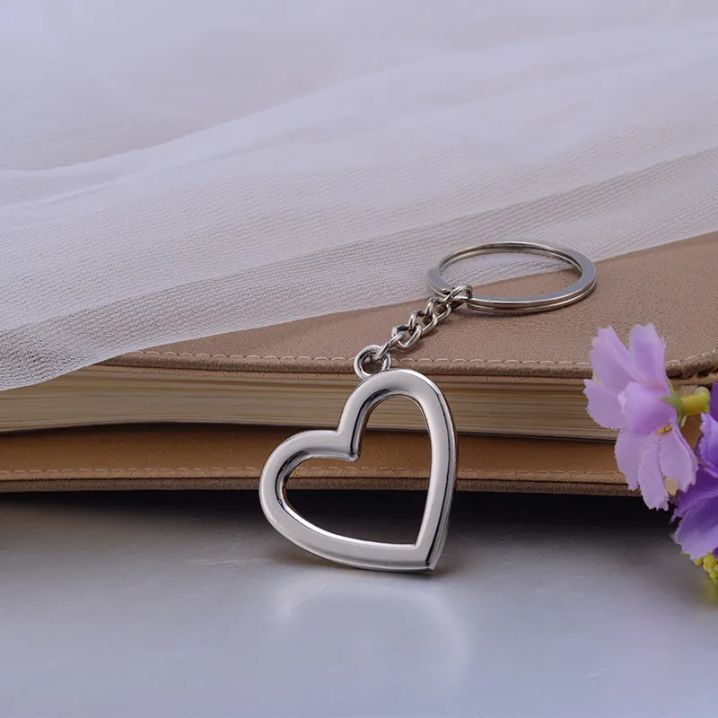 Сердце в форме ключ -мачины металлическая подвеска для ключей романтической пары Клюки Кольцо Клавки Цепочка модные аксессуары