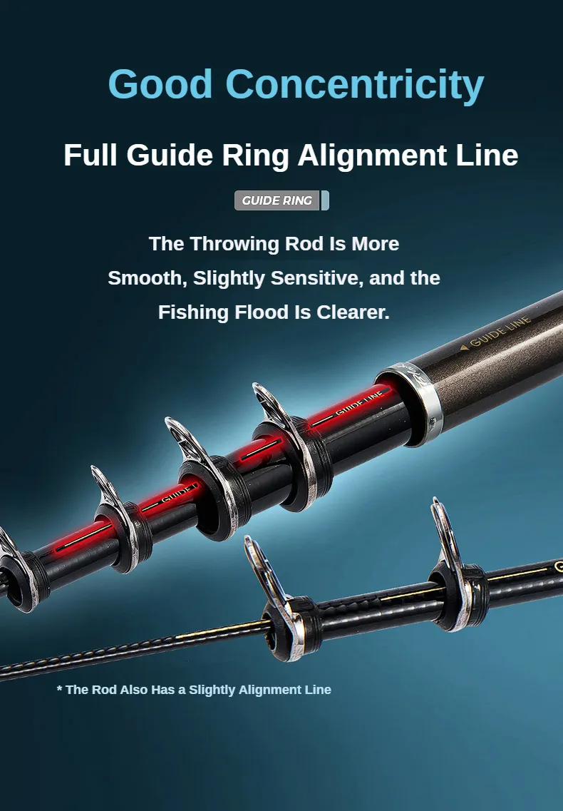 Portable Rock 45m 53m Carp rod Telescopic Sea Fishing Rod Spinning carbon fiber Ultralight hard 2202104996985
