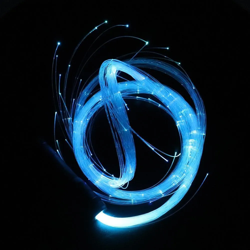 LED Fiber Optic Optic Whip Cable LED Glow Glow Gloves Multicolor Dance Whip Light Up Rave Toy Flashlight Dance Festival Glow LED 201216266H