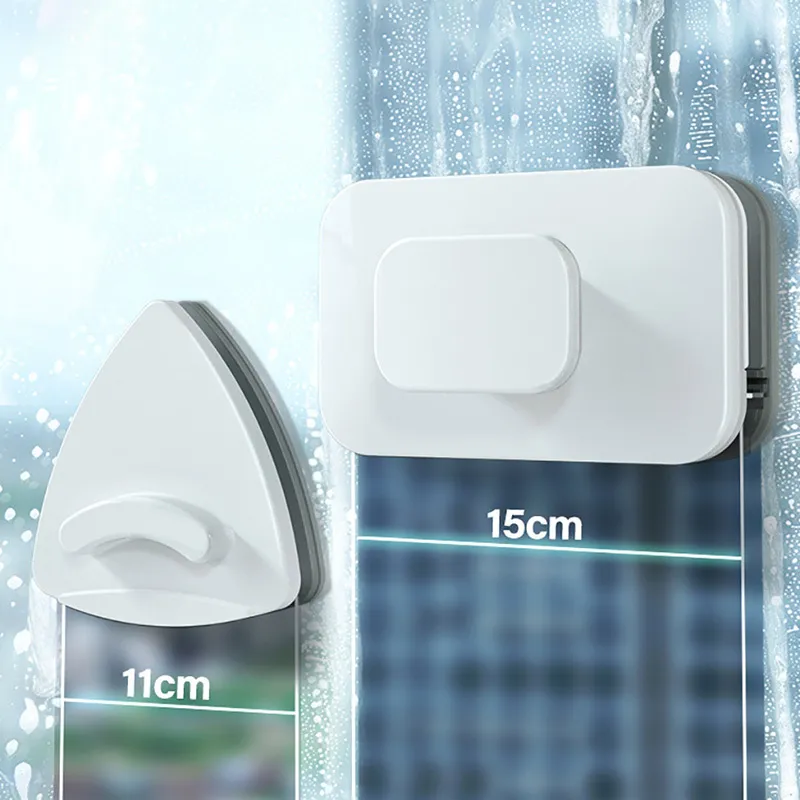 YOREDE essuie-glace magnétique lavage aimants de fenêtre brosse de nettoyage Double face brosse magnétique pour laver les fenêtres outil de nettoyage à domicile 2265I