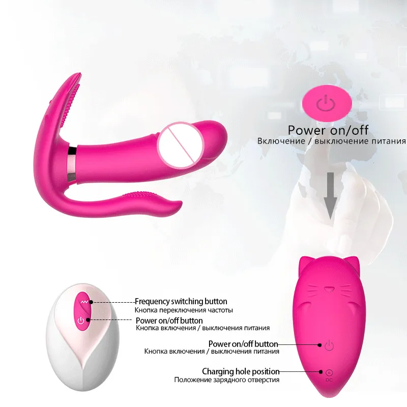 Inteligentne ogrzewanie dildo wibrujące majtki 9 prędkość bezprzewodowa g vibrator faloimitator seksowne zabawki Pulę pochwową Kobiety