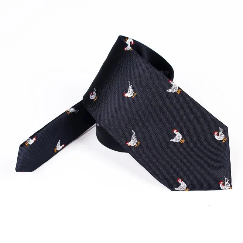 Nuevo Corbatas con patrón de animales de 7cm Corbatas Gravata Jacquard corbata delgada corbata de negocios para boda para Men1308t