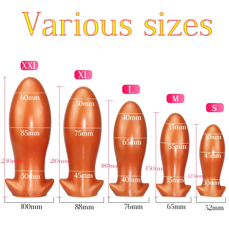 Énormes produits érotiques de bouts de bouton anal pour les adultes 18 bouchons en silicone gros bouchons anal boules anales vaginales extenseurs bdsm toys3667367