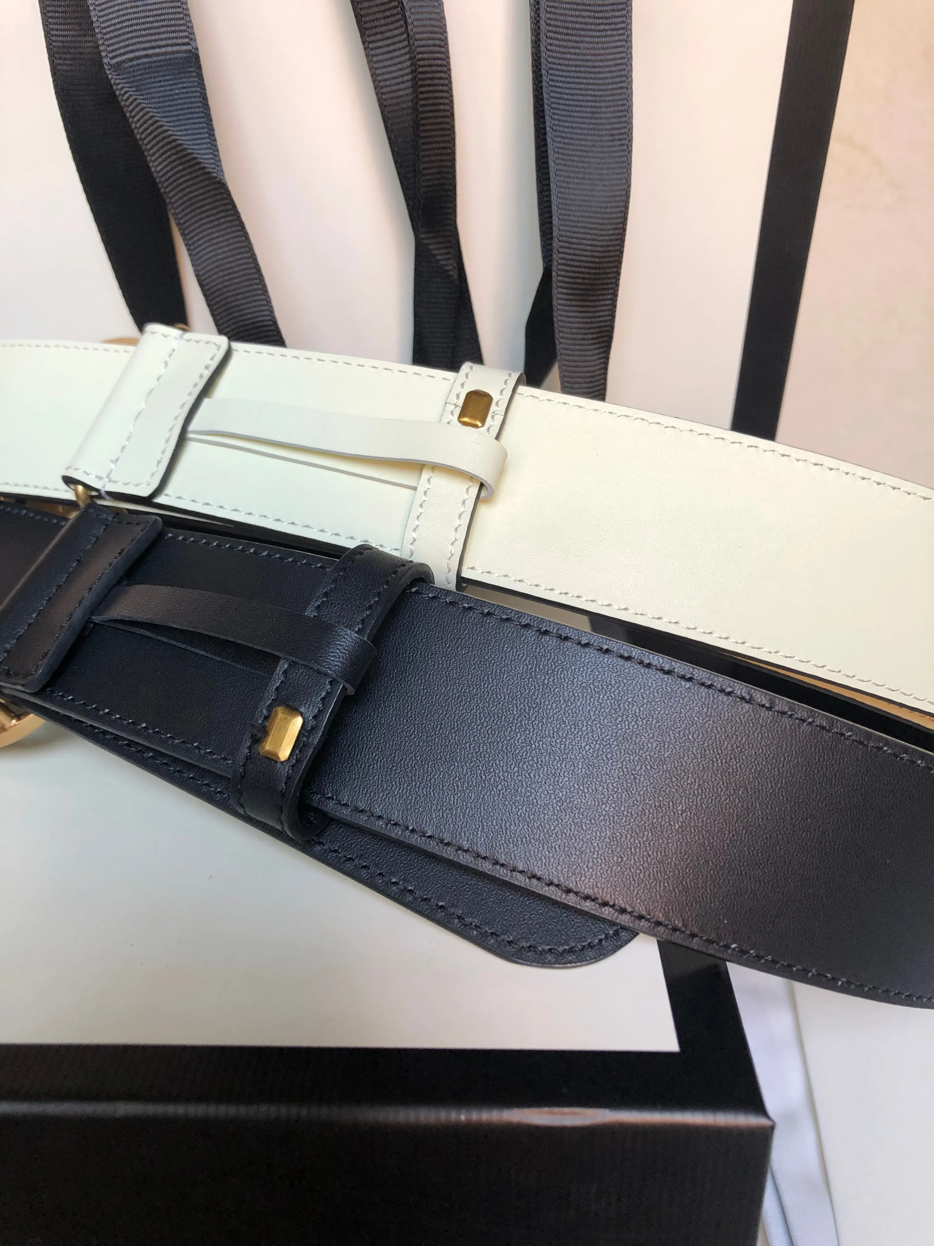 Qualité classique 5 couleurs 3 largeurs ceinture en cuir véritable femme avec boîte hommes ceintures femmes or argent boucle ceintures femmes designer191t
