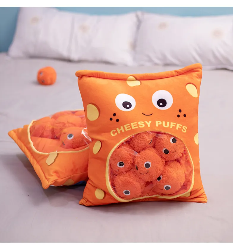 6 pièces 9 pièces un sac de bouffées de fromage jouet en peluche doux collation oreiller en peluche bouffée jouet enfants jouets anniversaire cadeau de noël pour enfant 7134200