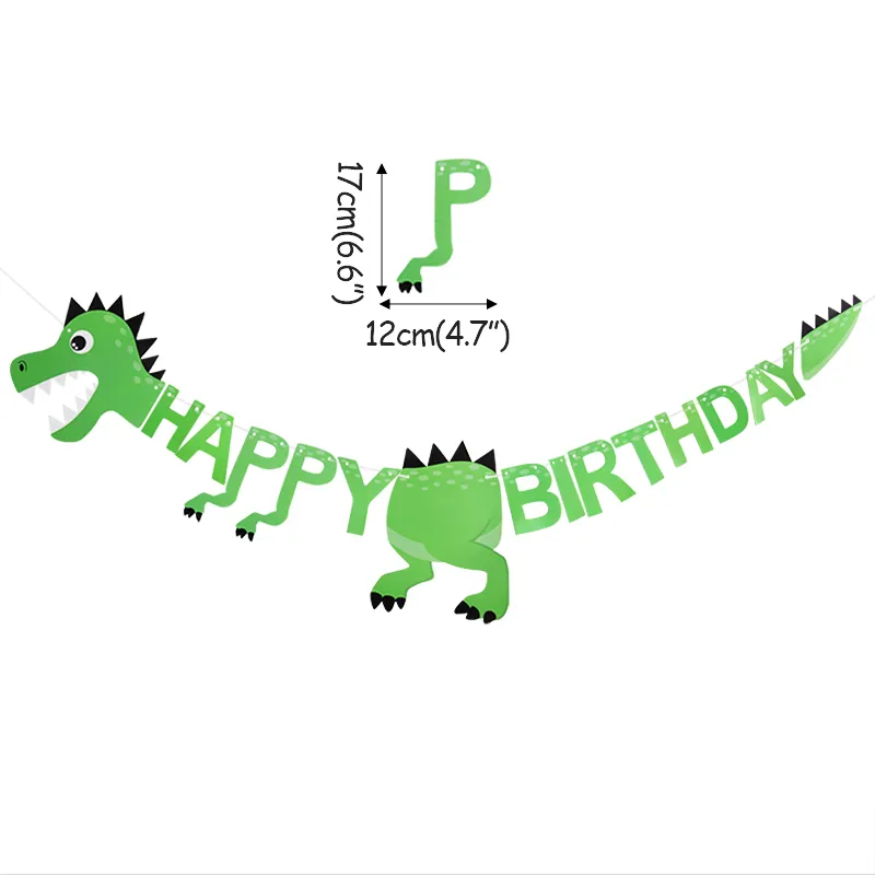 Dinosaur Jungle Party Supplies Balloon di dinosauro decorazioni il compleanno ragazzi Jurassic Dino Wild One Decor Y2010061315855