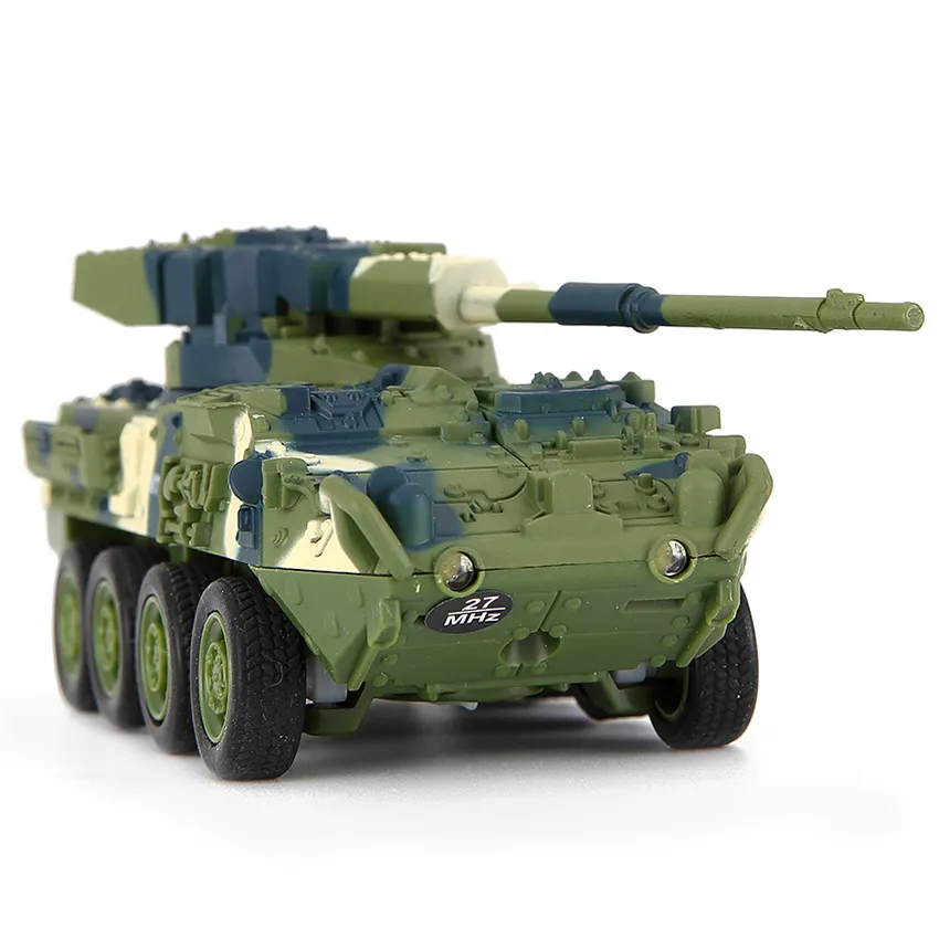 Eboyu TM 1:72 Radio Controle Remoto Mini RC Alemão Stricker Stricker Artilharia Carro Tipo-G Elétrico Airsoft RC Tanque 201208