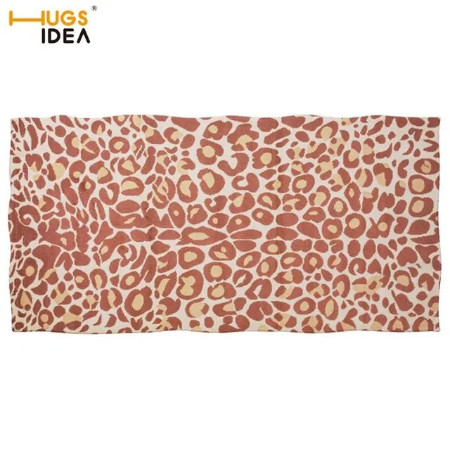 Hugsidea Luxury Leopard Print Bath Bath Beach Towel 3Dチーターファーデザインスパスポーツジムクイックドライシャワータオルバスルーム273U