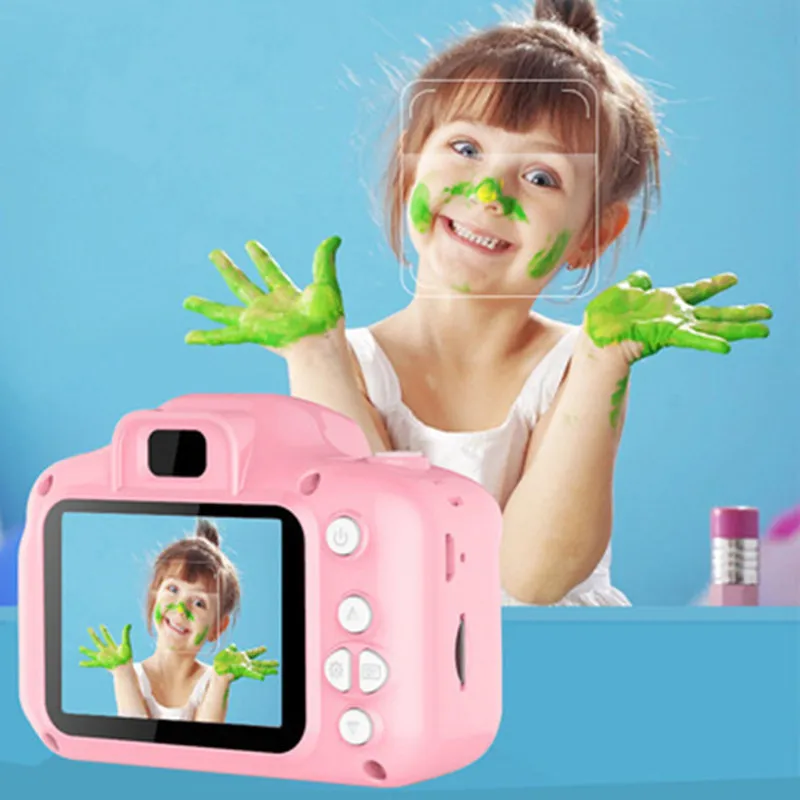 Caméra bébé avec carte mémoire Mini appareils photo numériques Jouets pour enfants Cadeau d'anniversaire Mini appareil photo numérique pour enfants Boîte originale LJ201105