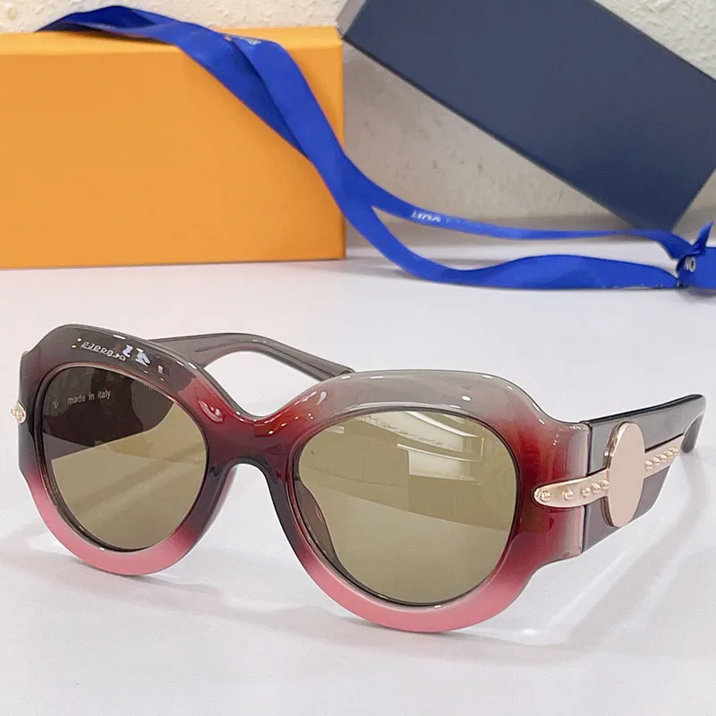 Sonnenbrille Z1132E Dicker Farbverlaufsrahmen Schildpatt-Sonnenbrille Männer oder Frauen Trendmarke Brille Strandparty Urlaub Design188Z