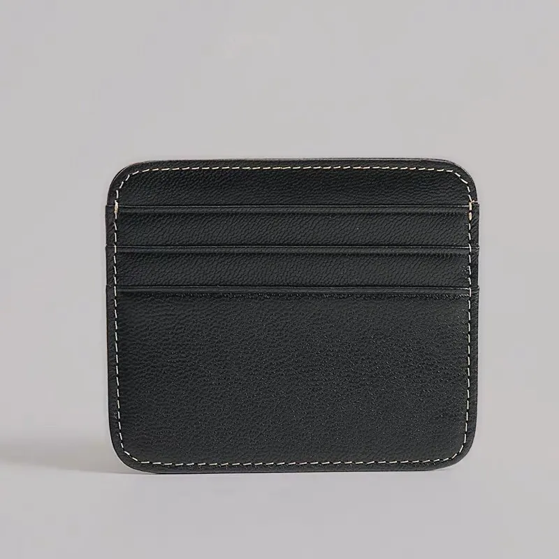 Hela klassiska visitkortsinnehavare för kvinnokortpaket Slek Minimalistiskt kreditkortset Mini Multi-kort Small Coin Purse FO1769
