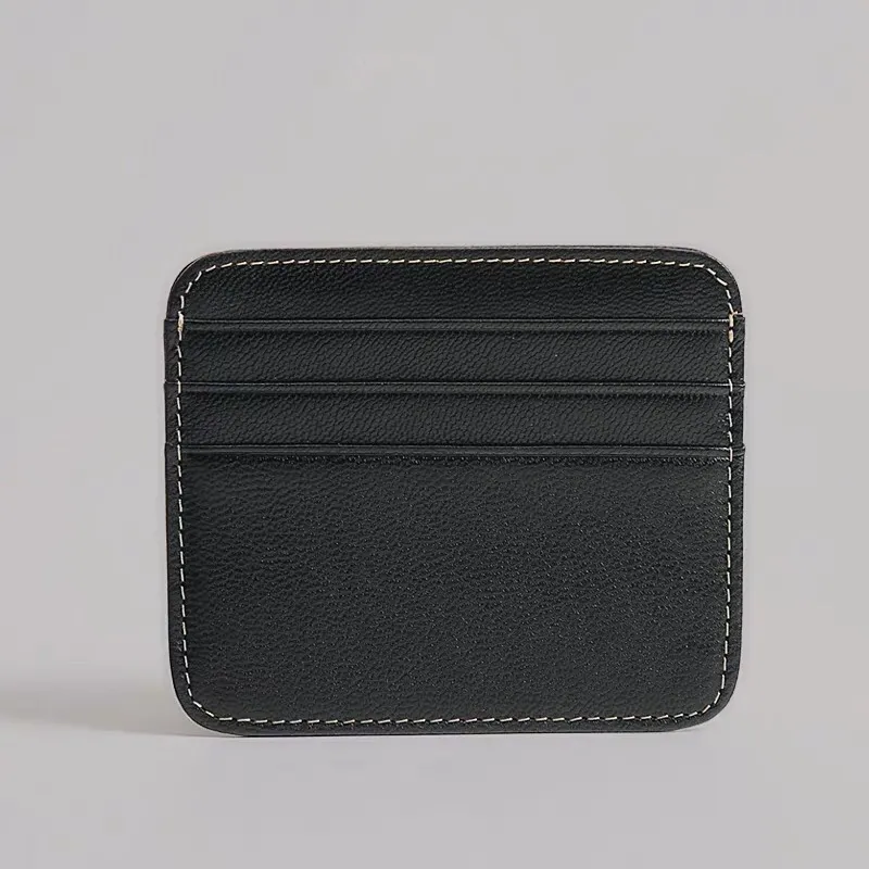 Porte-cartes de visite classique entier pour le package de cartes féminins Ensemble de cartes de crédit minimaliste élégant mini Mini-carte Small Coin Purse FO3199