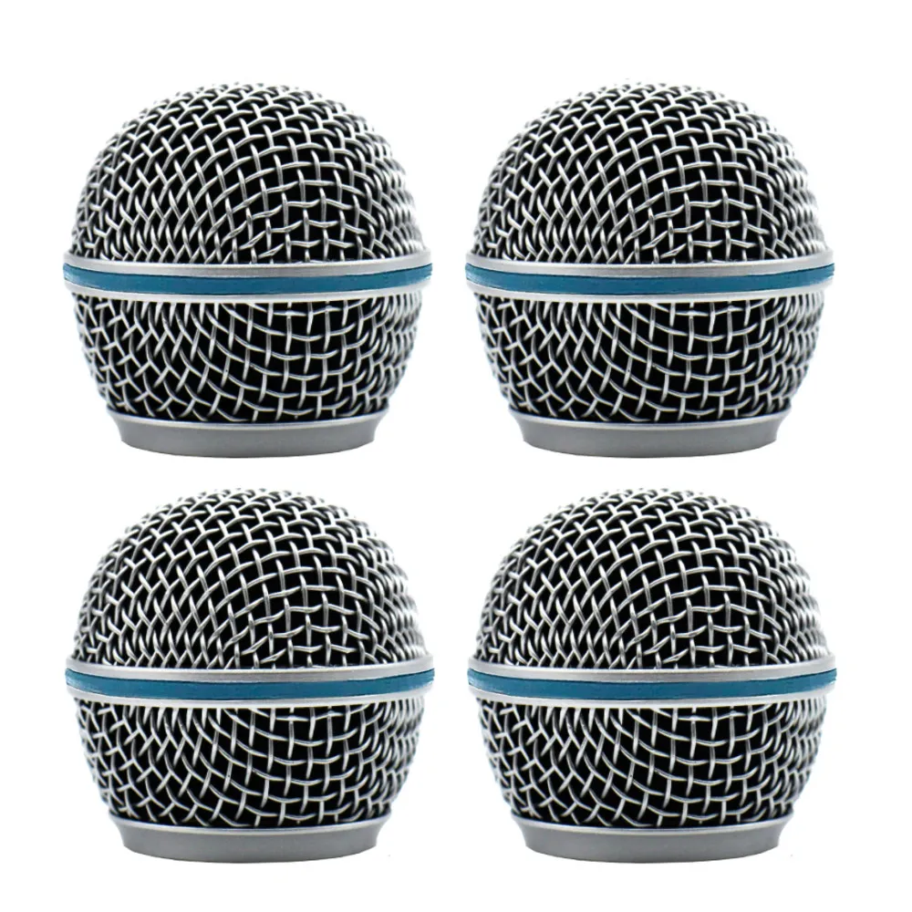 Couvercle de tête de Microphone sans fil en métal, Compatible avec Dynamic Mike Shure Beta58 Slx2 Series8466174