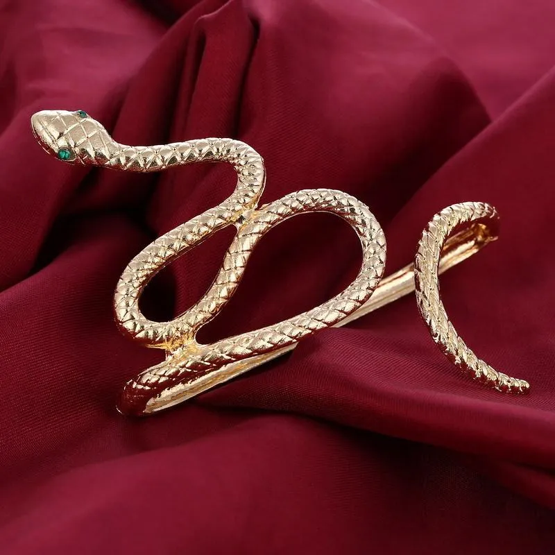 Bracelet De Luxe Mode Charme Bracelets Pour Femme Exagéré Rétro Serpentine Palm Cadeau Bijoux Entier Pulseras285V