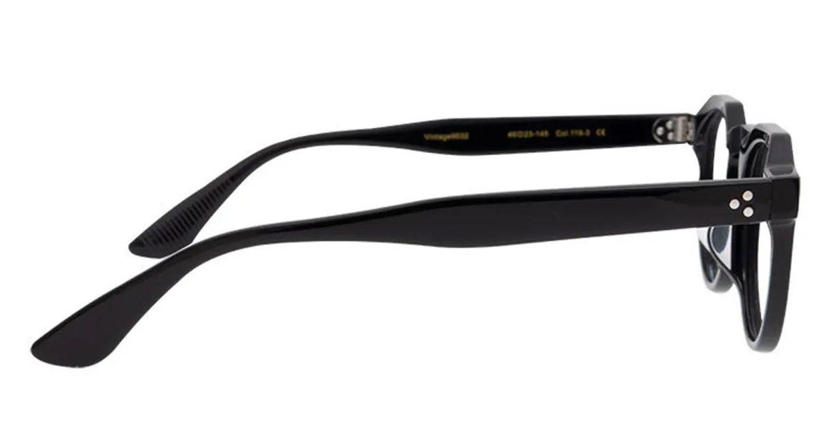 Hommes optique Glassese cadre rond montures de lunettes rétro monture de lunettes mode lunettes femmes à la main lunettes myopes avec Box327y
