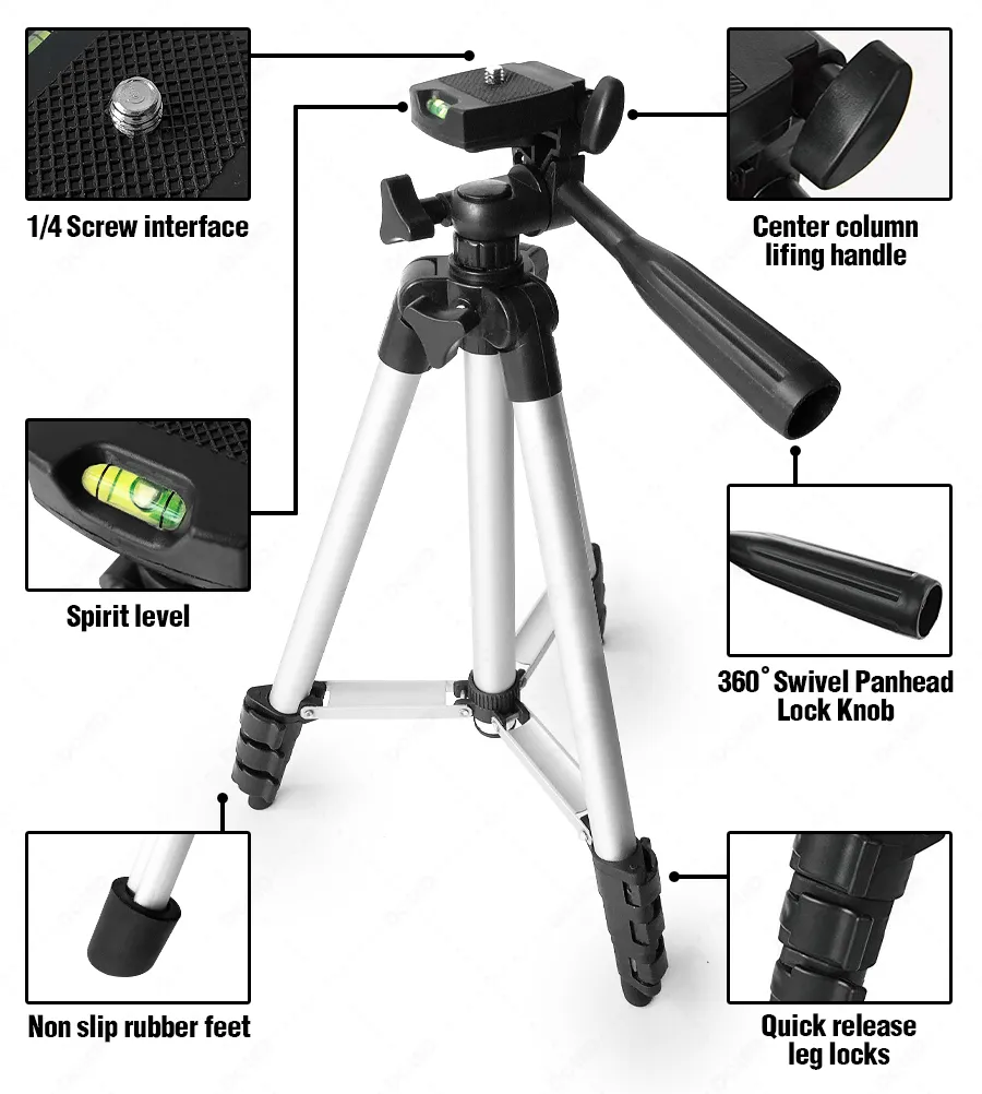 LED selfie ring ljus med stativ för kamera live stream kit för youtube tiktok video foto studio fotografisk belysning
