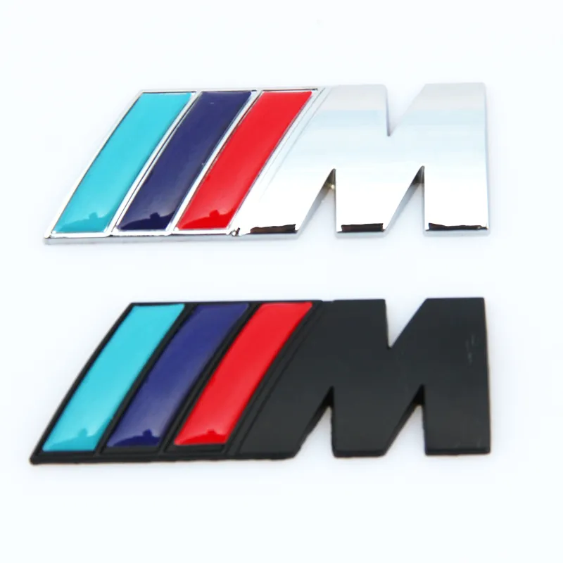 Nowa Moc Series Logo Sticker Emblem Odznaka Chrom 1 3 4 5 6 7 E Z X M3 M5 M6 MLINE dla BMW M QC655629346