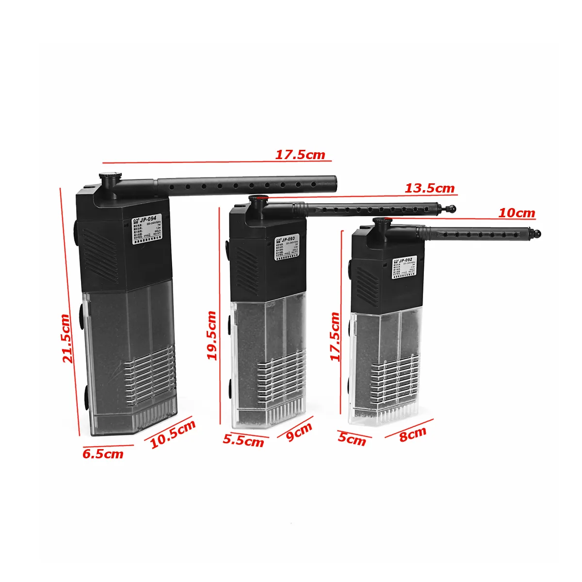 220V Rium Fish Tank Filtro submersível Fluxo de pulverização interna Biologia mais bomba de potência 3W5W7W Y200917