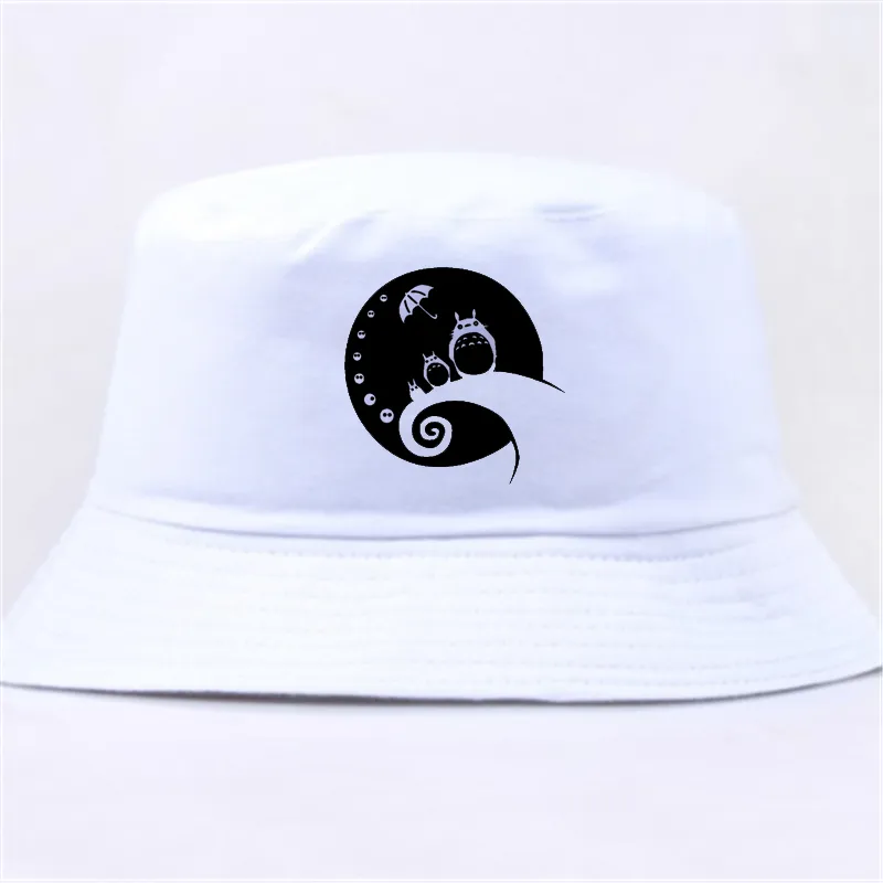 Totoro Ghibli Harajuku Kawaii chapeau seau été décontracté marque unisexe pêcheur hat6577817