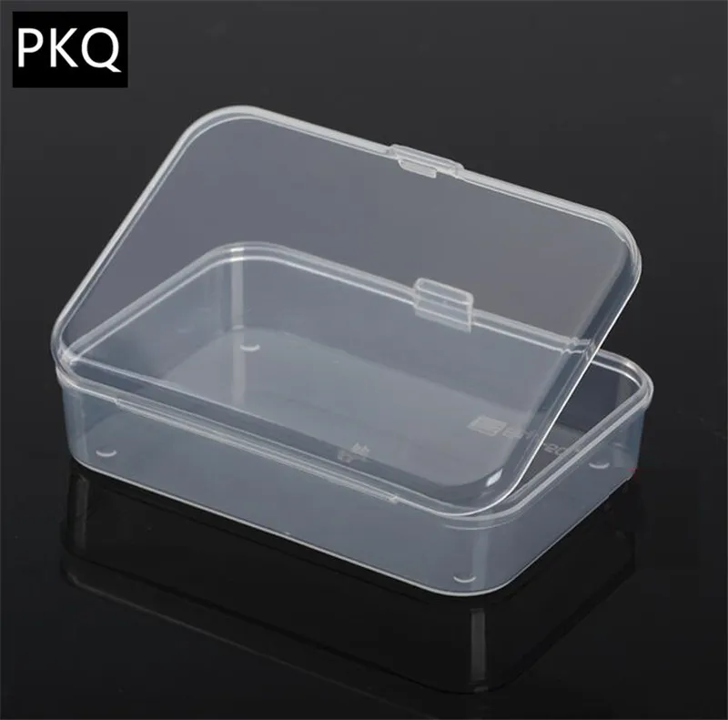 Маленькая прозрачная пластиковая коробка для хранения коллекций, упаковочная коробка для продуктов, милый мини-футляр, прозрачная маленькая коробка LJ200812265a