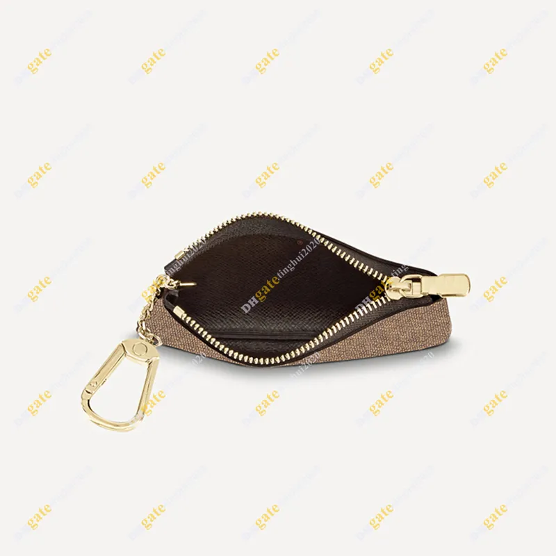 Unisexe Designer Key Pouch Fashion Purse M62650 M62658 M62659 FlowerChessboard Boîte de portefeuille de haute qualité Inventaire de l'emballage SH215T