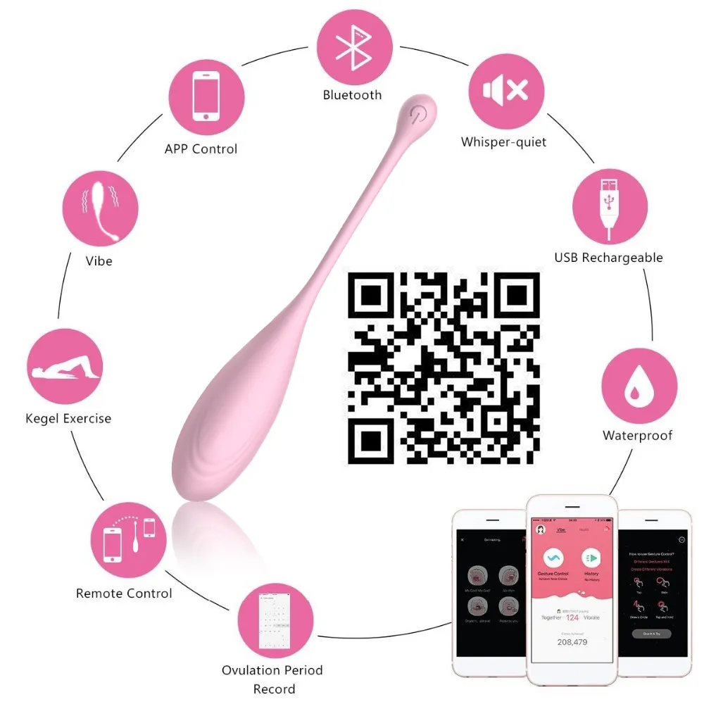 Culotte de massage Vibromasseur APP Bluetooth Télécommande sans fil Oeuf vibrant Gode portable Vibromasseur G Spot Clitoris Sex toy pour 233f