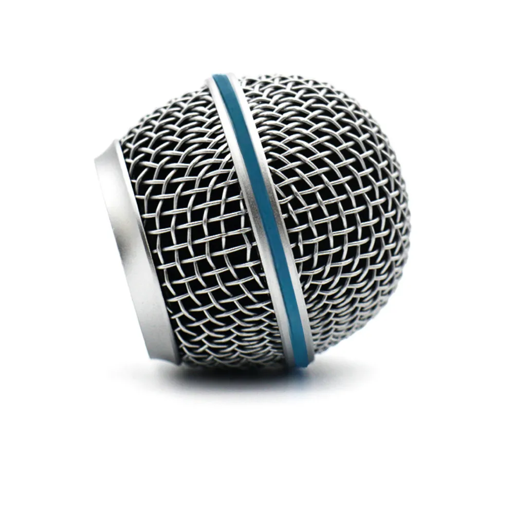 Couvercle de tête de Microphone sans fil en métal, Compatible avec Dynamic Mike Shure Beta58 Slx2 Series6772848