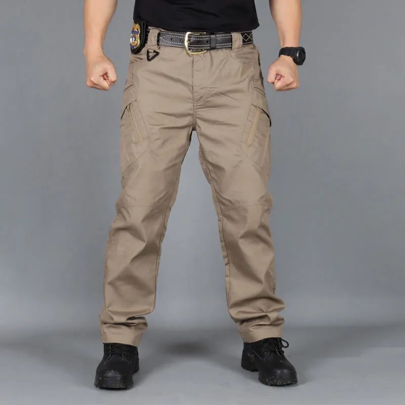 Pantaloni cargo tattici da città da uomo da combattimento SWAT Pantaloni militari dell'esercito Molte tasche Pantaloni casual da uomo flessibili elasticizzati XXXL 201221