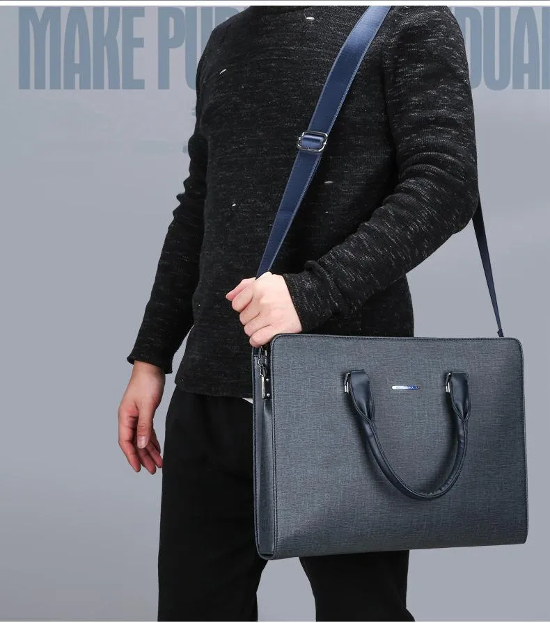 Briefcases Men Genuine Leather Brand High Quality Male Messenger Bags Fashion Men's Crossbody2316