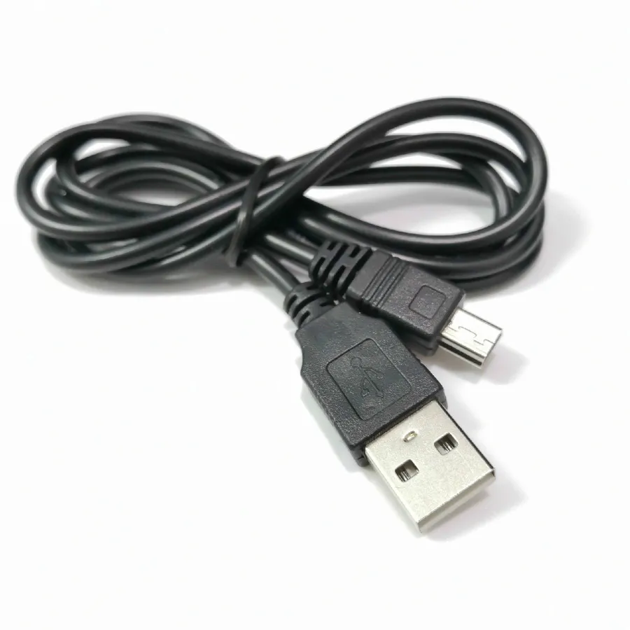 1m mini 5pin USB-laddning Laddning Strömkabel för Sony PlayStation 3 PS3 Controller Game Tillbehör
