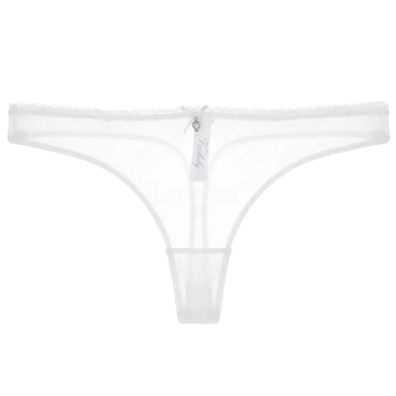 Varsbaby string à paillettes sous-vêtement transparent slip transparent taille basse S-2XL culotte / 201112