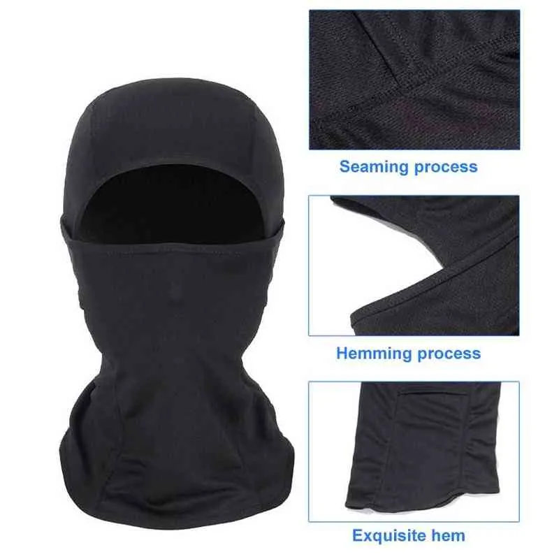 Taktisk Balaclava helmask Militär kamouflage Wargame Hjälm Liner Cap Cykling Cykel Ski Mask Airsoft Scarf Keps Y1229