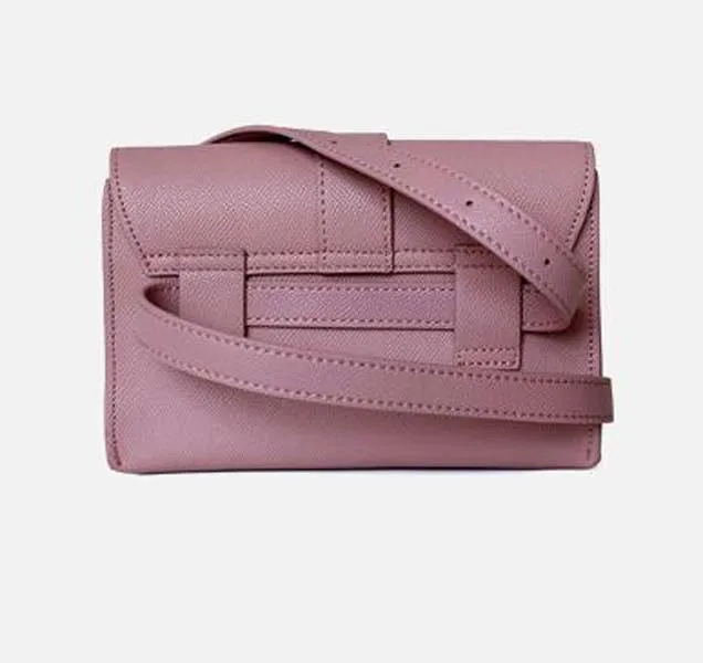 Women The Multiple Ways Convertible Belt Bag Waist Purse Genuine Leather Sling Chest Purse For Girls276l