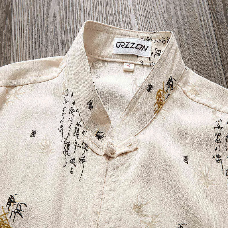 Costumes pour hommes à manches à vent chinois d'âge moyen et vieux coton beau design 211217