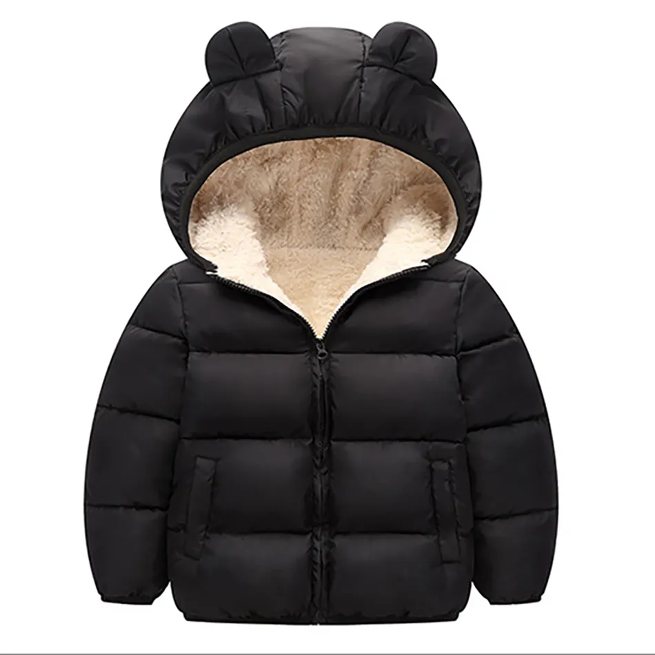 Baby Girls Jacket Autumn Winter Jacket For Girls Coat Kids Warm Hooded Outerwear Coat For Boys Jacket Coat Children Clothes LJ201202