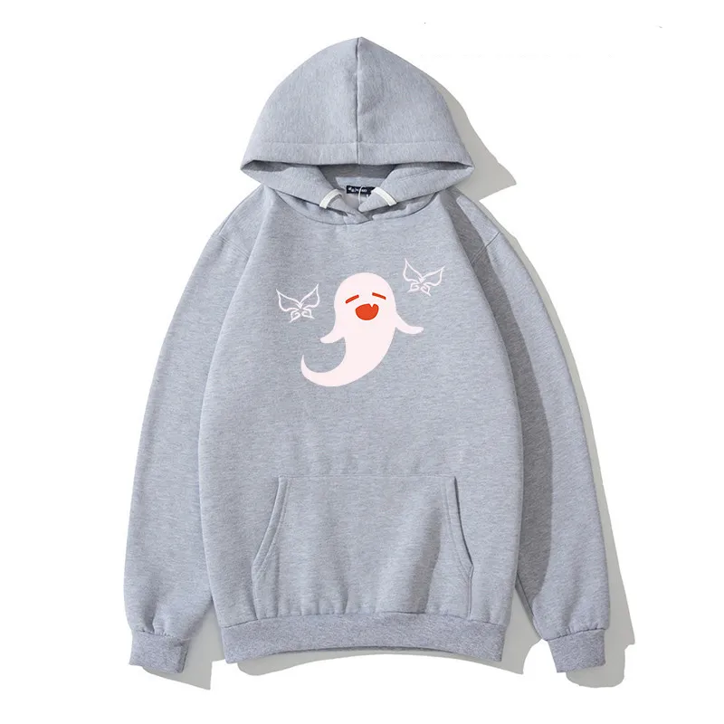 Genshin Impact Hu Tao Cape Hoodie Women Men Kawaii Cartoon Manga Aesthetic Game Streatwear Pullover Harajuku Casual Hi Hop 220217