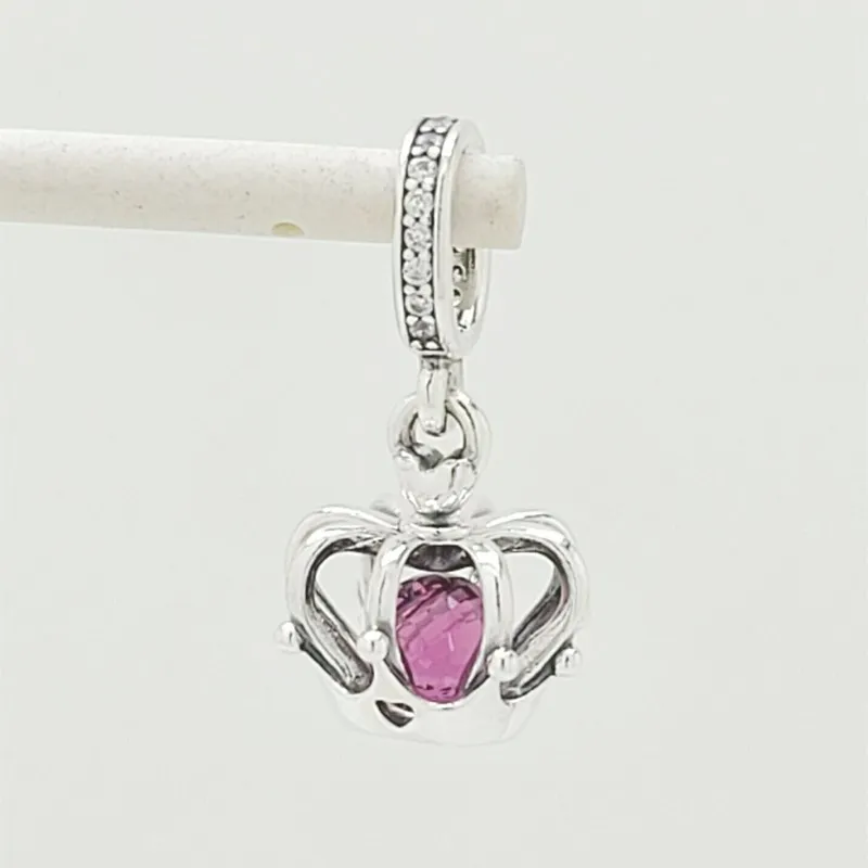 Regal Crown Dangle Pandora Charms pour Bracelets DIY Kits de fabrication de bijoux Perles en vrac Bracelet de bijoux en argent faisant en gros 790231C01