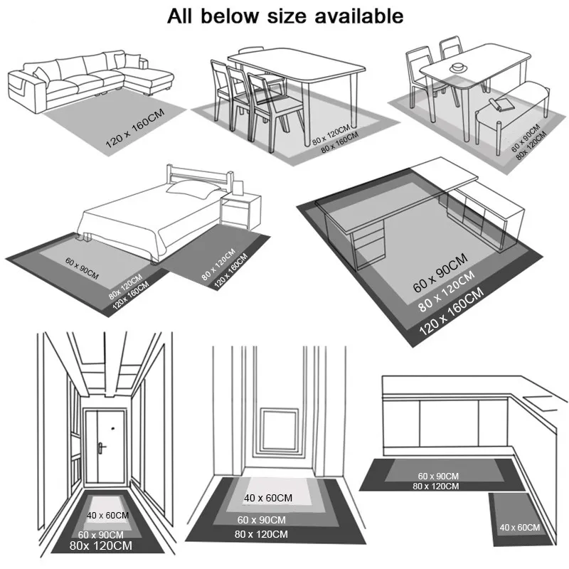 Santa Claus Print Tapijt voor Woonkamer Gebied Tapijten Kerstdecor Antislip Wasbare slaapkamer nachtkastje Mat tapijten Deurmat 220301