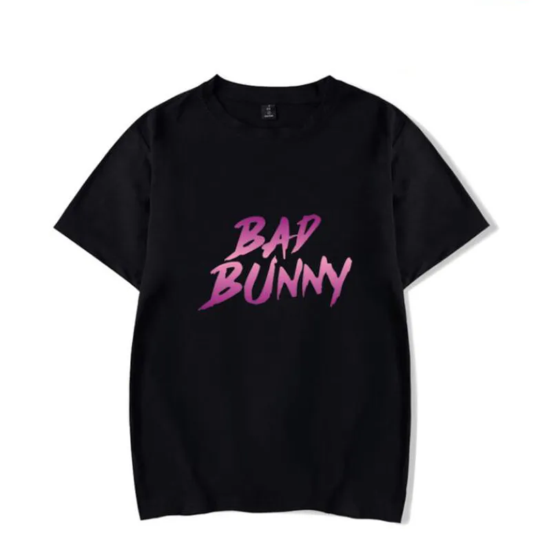 مغني الراب Bad Bunny Men's Thirts عتيقة الهيب هوب تي شيرت رجال طباعة القطن الأكمام القصيرة تي القمصان الصيف قميص تي شيرت الجمالية 487