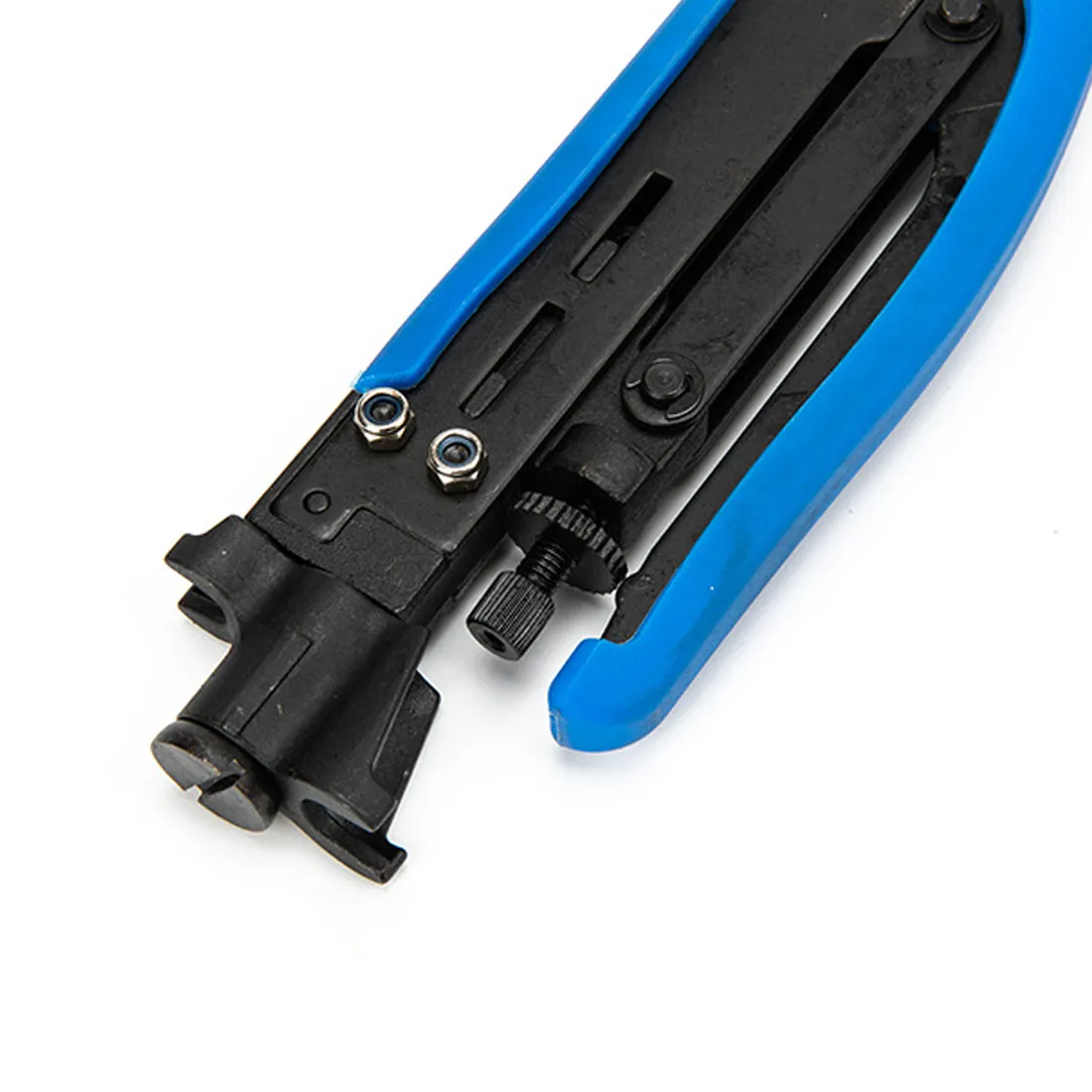 Elektrische Striping -Werkzeuge -Kompressionsdrahtdraht Crimper Plier Pliher Crimping Tool für RG59 RG6 RG11 F Koaxialstecker Kabel Y2003214207253