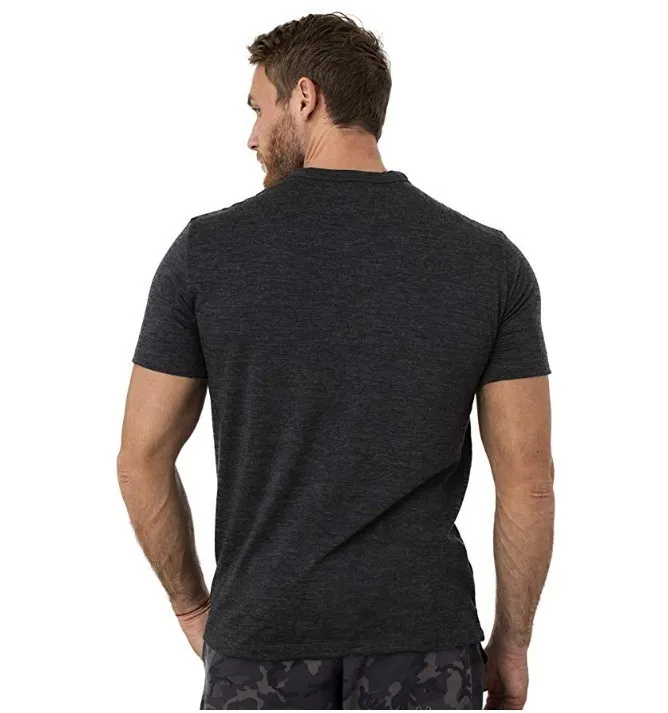 100% Merino lã camiseta homens camada de base macio wicking respirável anti-odor no-coceira EUA tamanho 220312