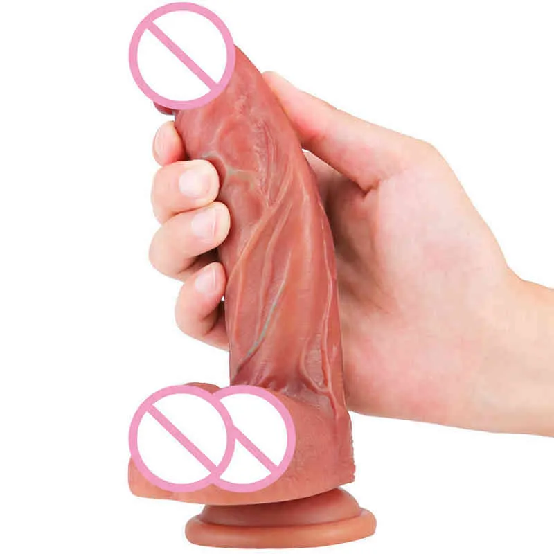 NXY godes jouets anaux Zhenjiba No 4 dispositif de Masturbation féminine Gel de silice pénis artificiel produits de sexe pour adultes 0225