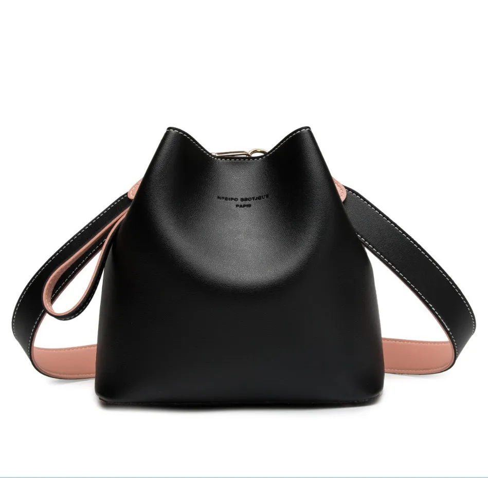 HBP Messenger Bag Bucket bag Handbag Wallet New Designer Woman Bags High Quality Fashion Popular Simple Shoulder Bag Hit Color Casual