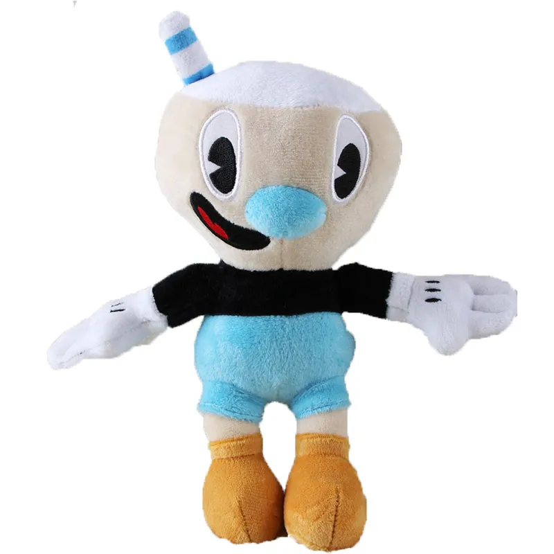 25 cm Cuphead Mugman Game Toys Adventure Soft Pluszowy Plusz na dzieci