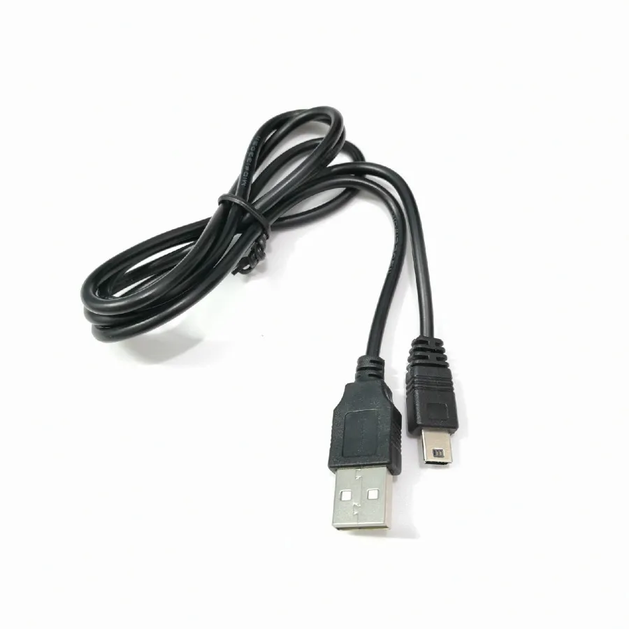 1M USB 2.0 A till Mini 5 Pin USB B Man Data Cable Cord för Sony PlayStation 3 PS3 Controller