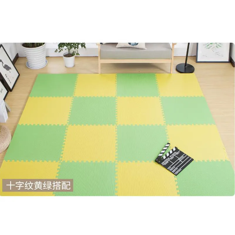 Interlocking Baby EVA Foam Puzzle Mat bambini Playmat Gioco Gym Carpet Gioca 1 cm di spessore Kids Rug Toys LJ200911